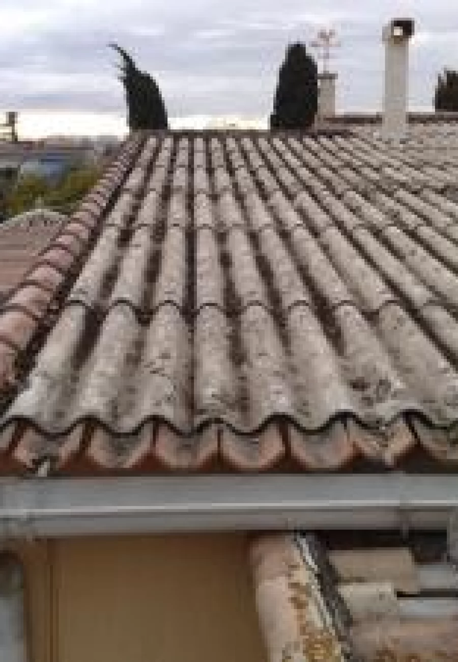 Rénovation / remplacement de toiture en fibro-ciment 