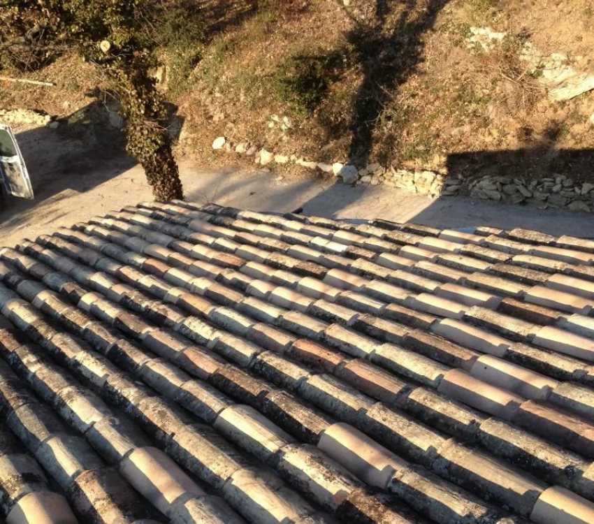 Rénovation de toiture de bastide Luberon